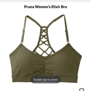 Prana Elixer Bra forest green